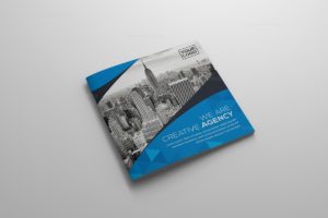 Square Bi-Fold Business Brochure Template