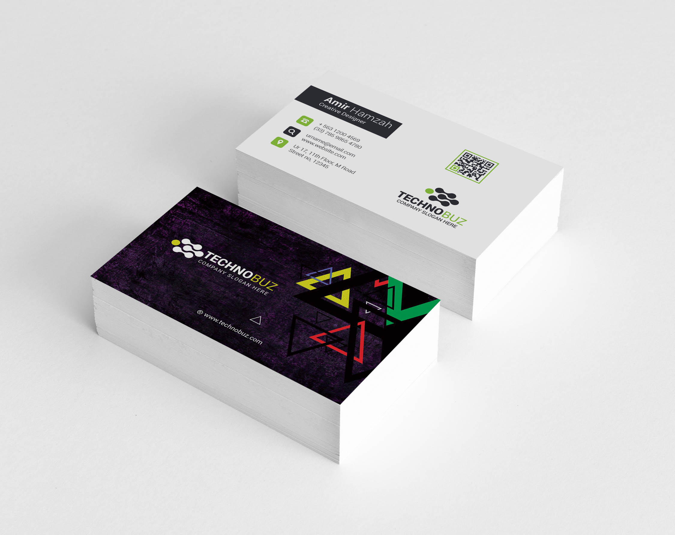 Erebus Professional Corporate Visiting Card Template