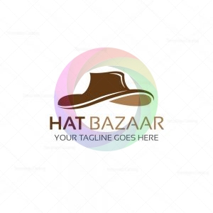 Hat Bazaar Logo Template