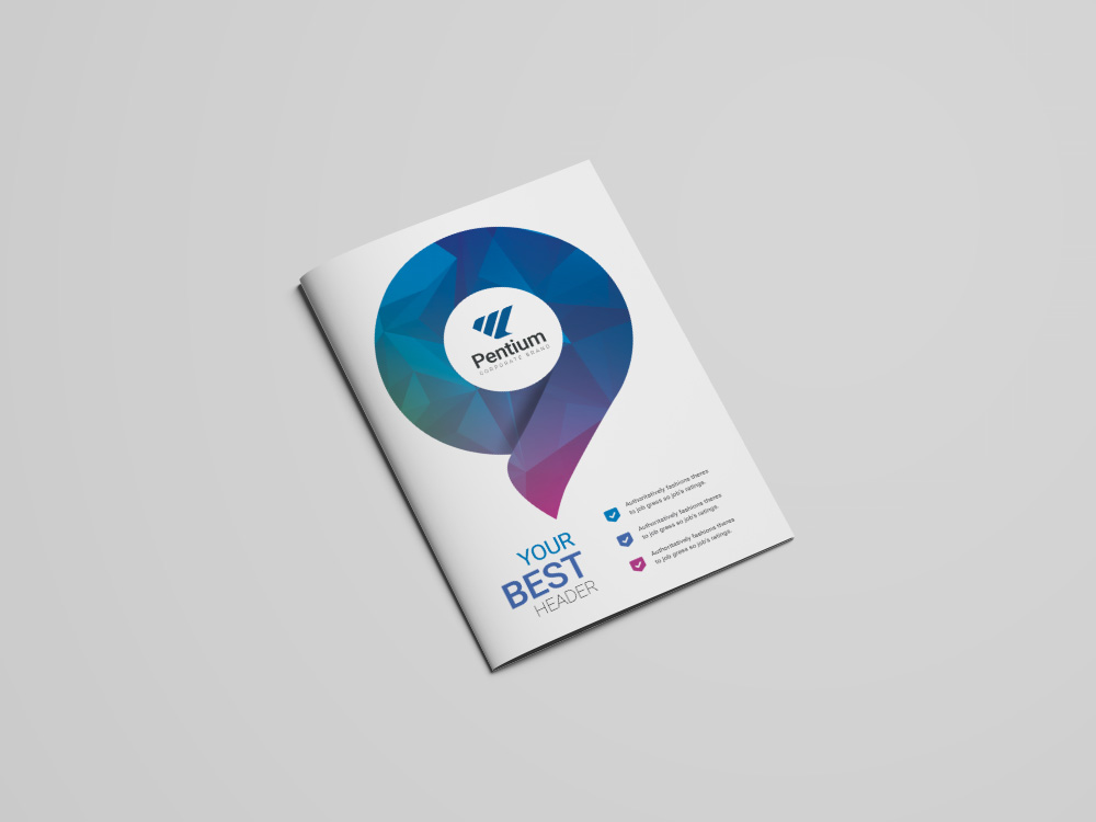 Polaris Professional Bi-Fold Brochure Template