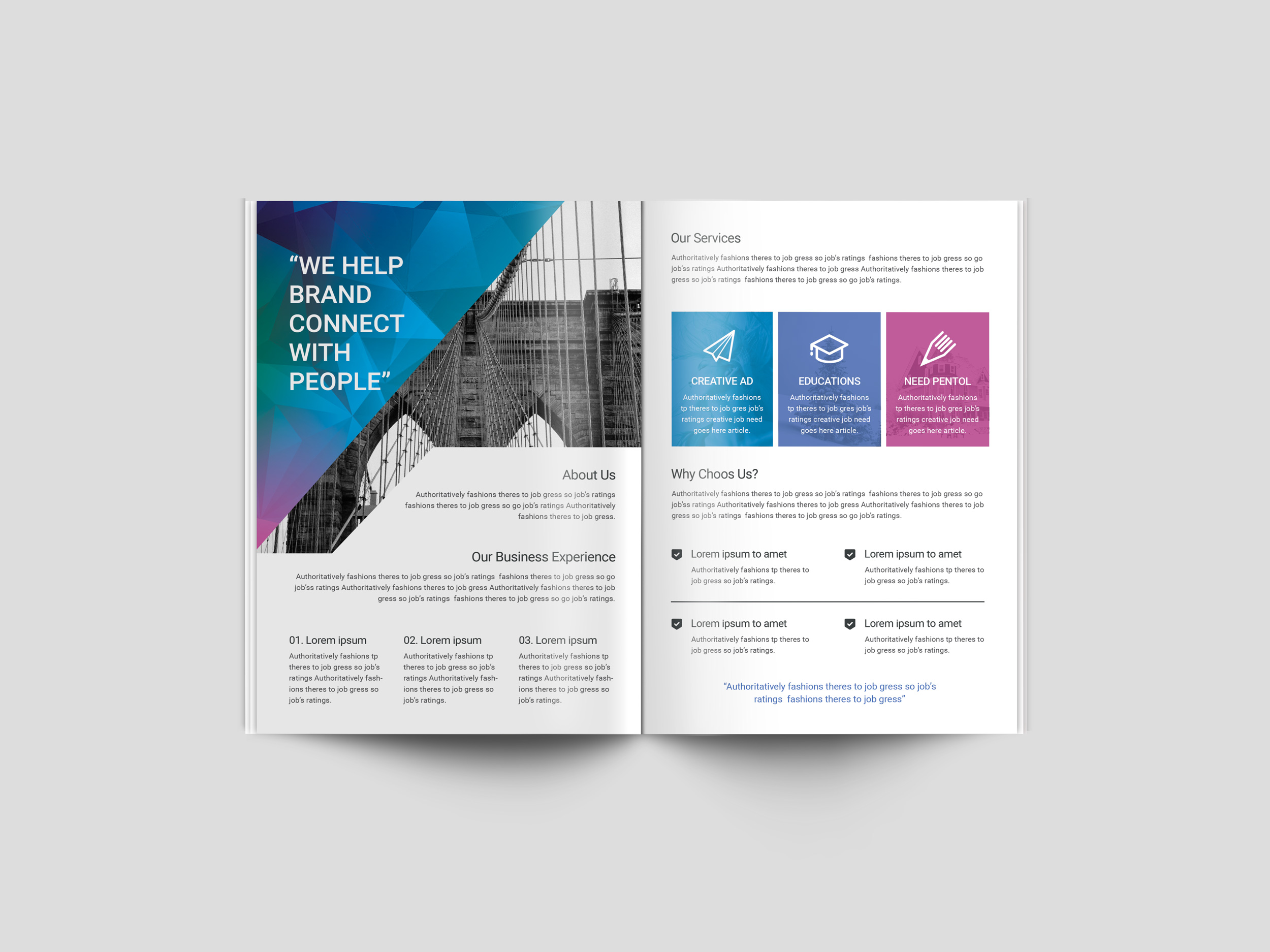 Polaris Professional Bi-Fold Brochure Template