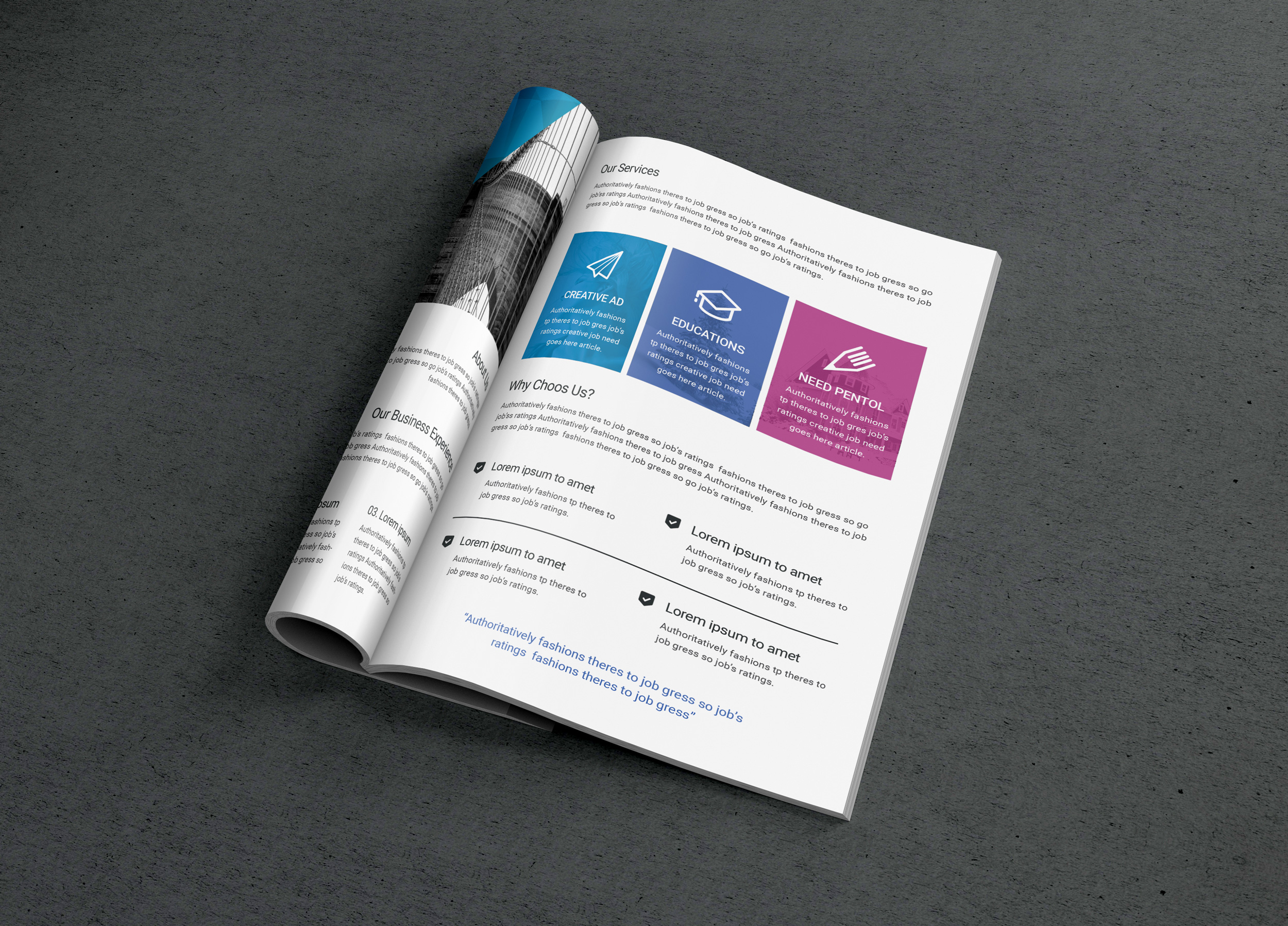 Polaris Professional Bi-Fold Brochure Template
