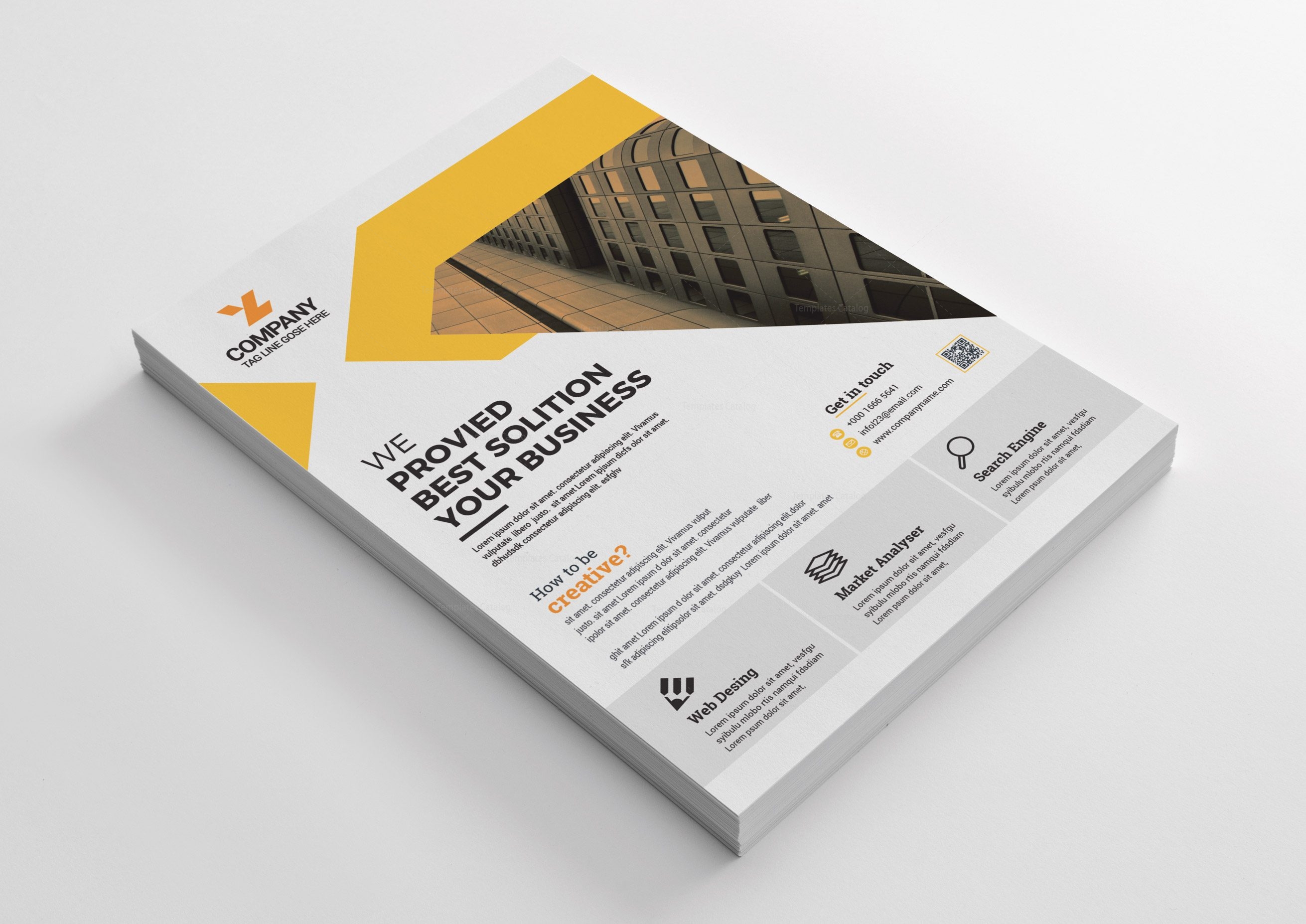 Building Business Flyer Design