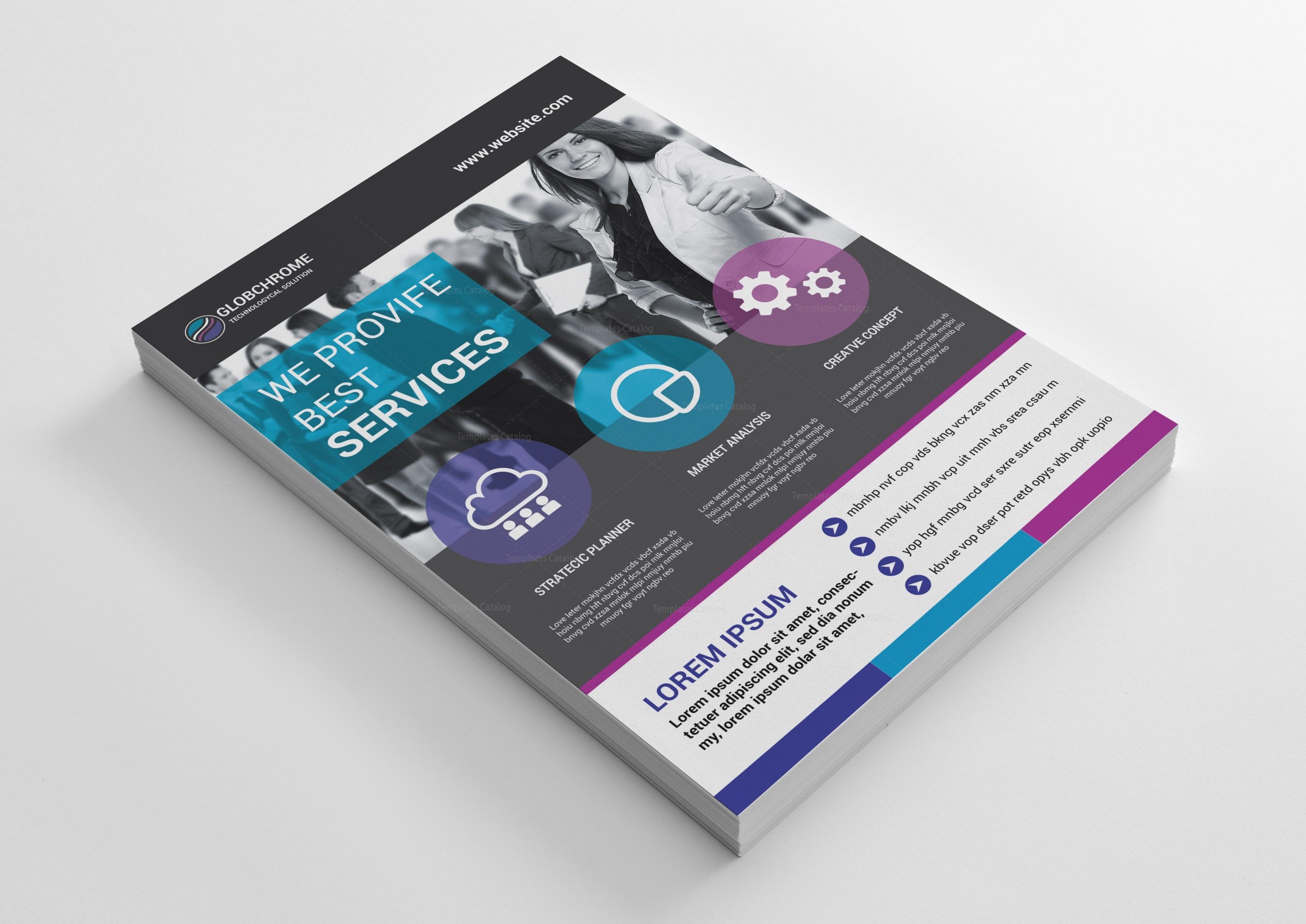 Colorful Corporate Business Flyer Design