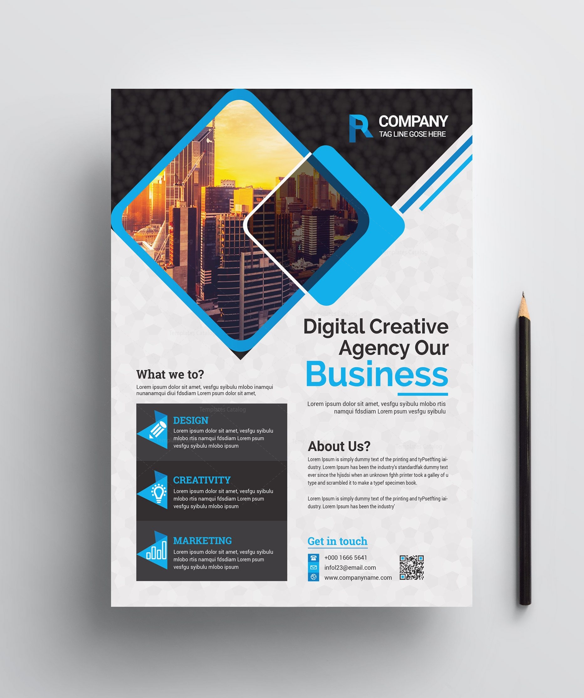 Corporate Print Flyer Template