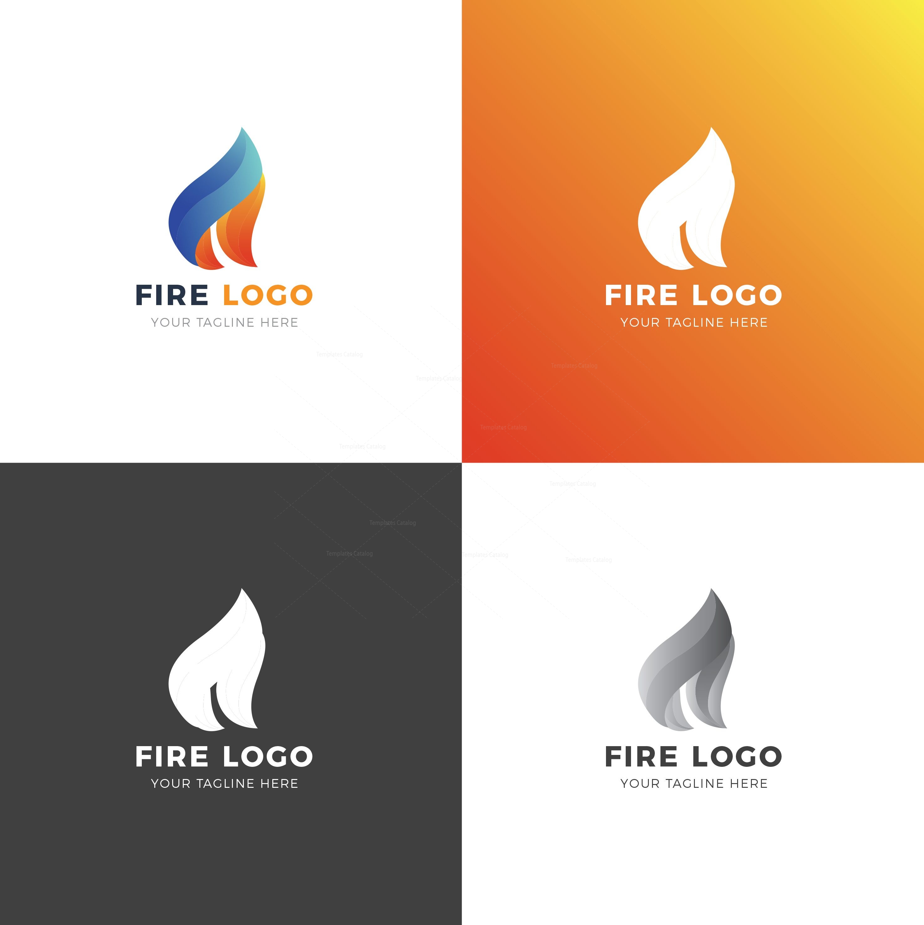 Fire Professional Logo Design Template