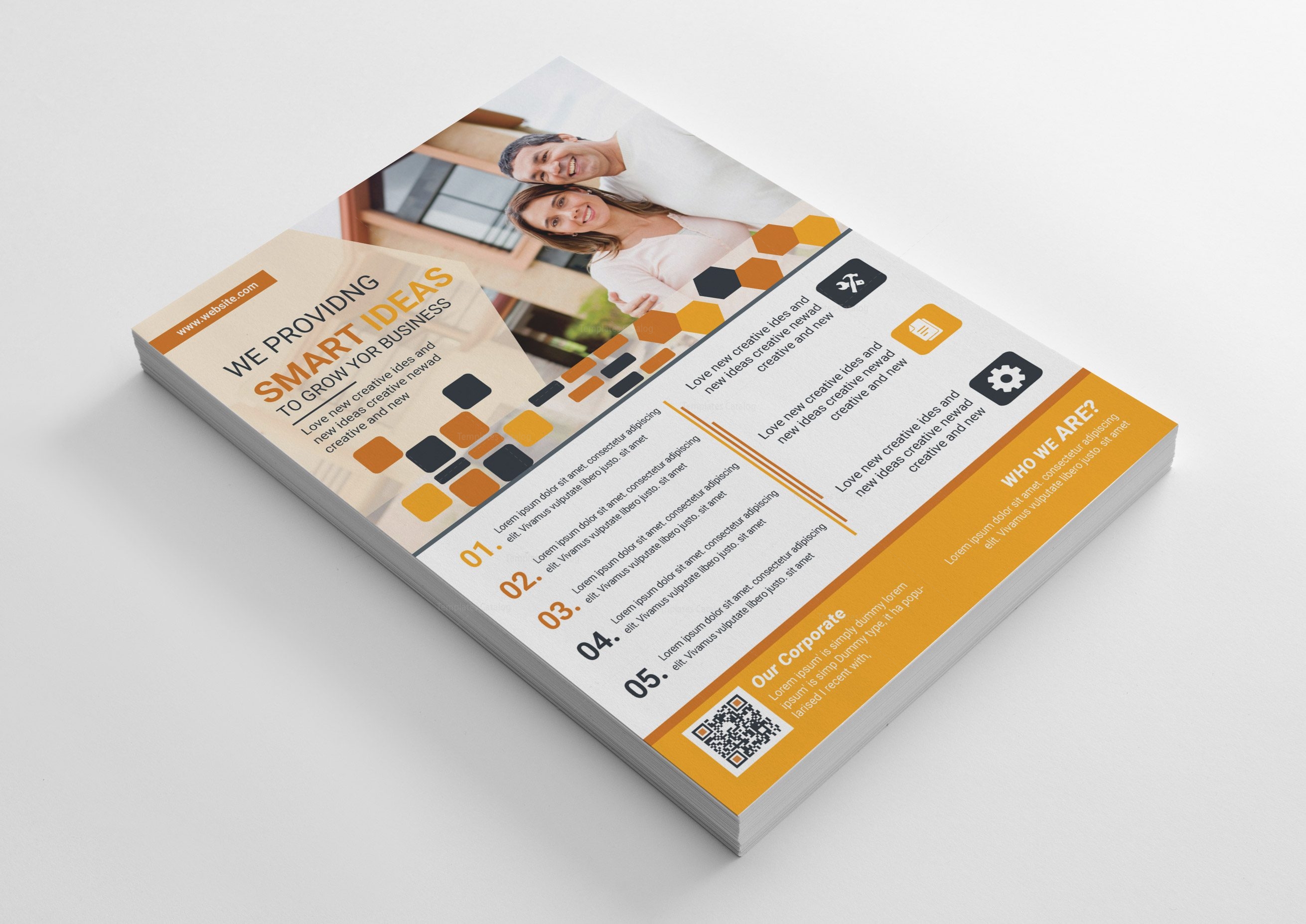 Happy Corporate Business Flyer Design Template