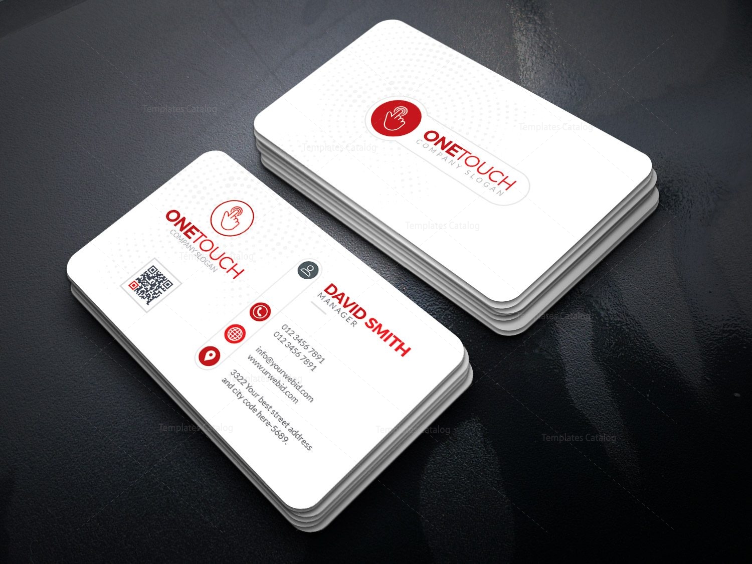 Technology Minimal Business Card
