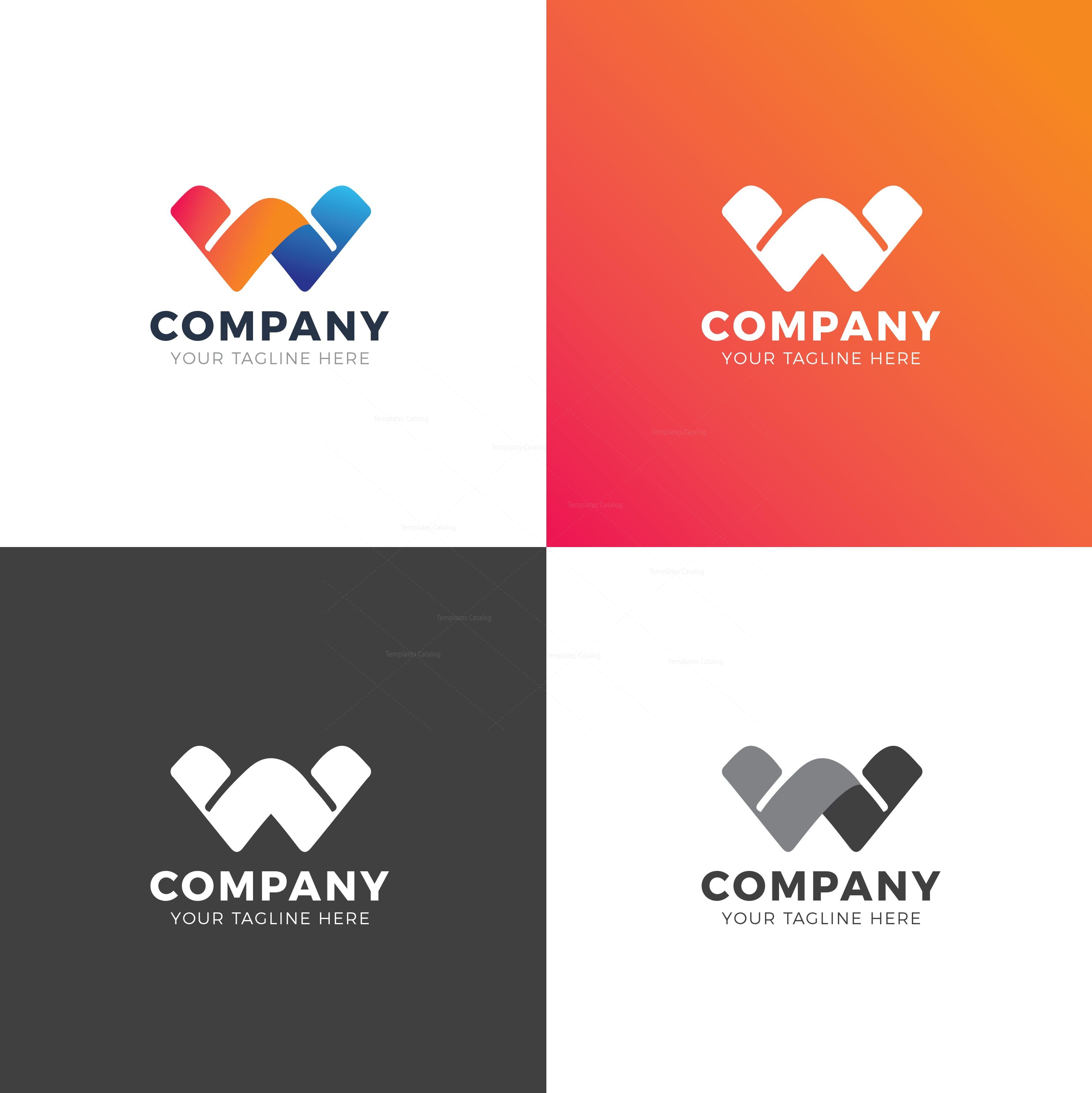 Well Professional Logo Design Template