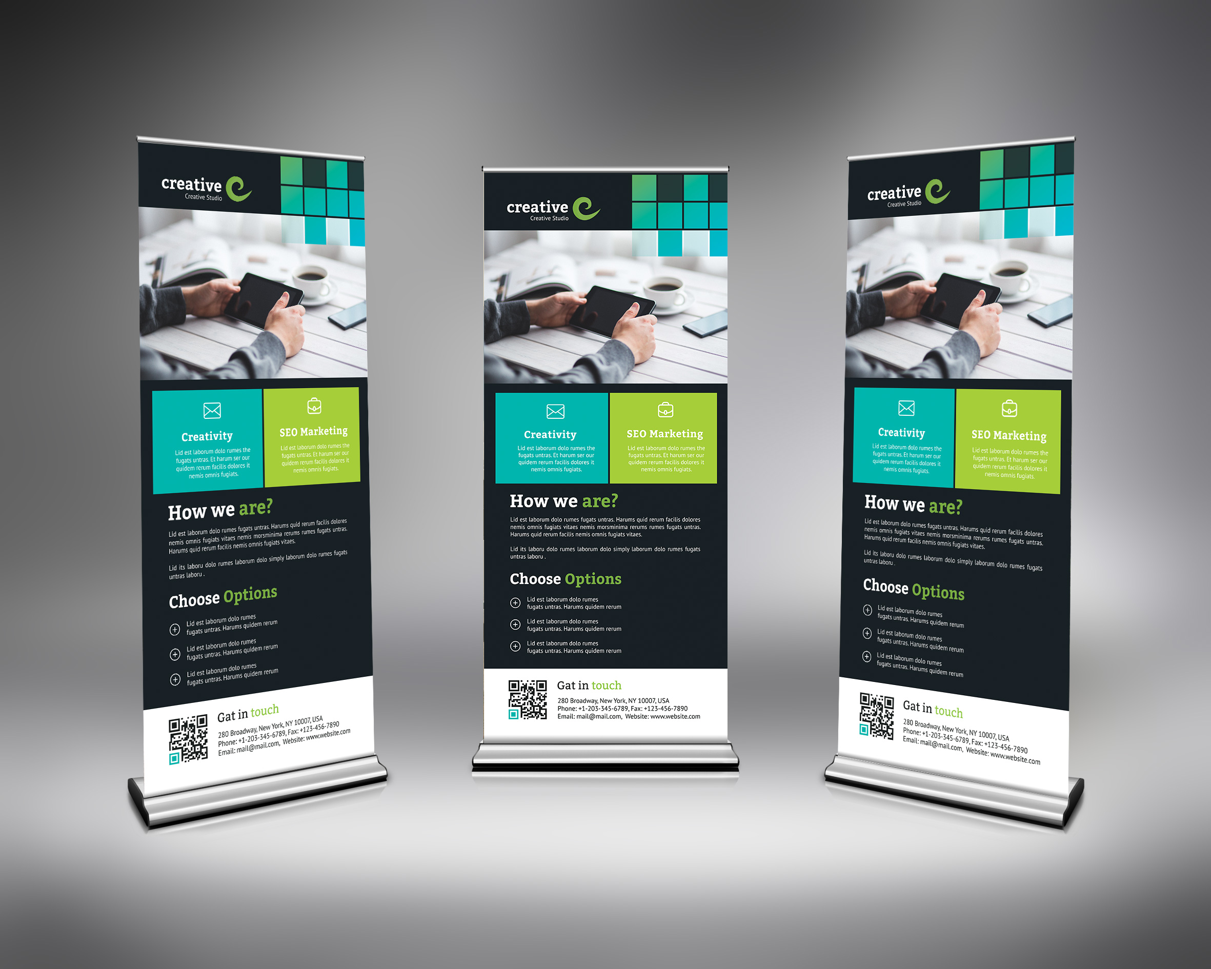 PSD Roll-Up Banner Design