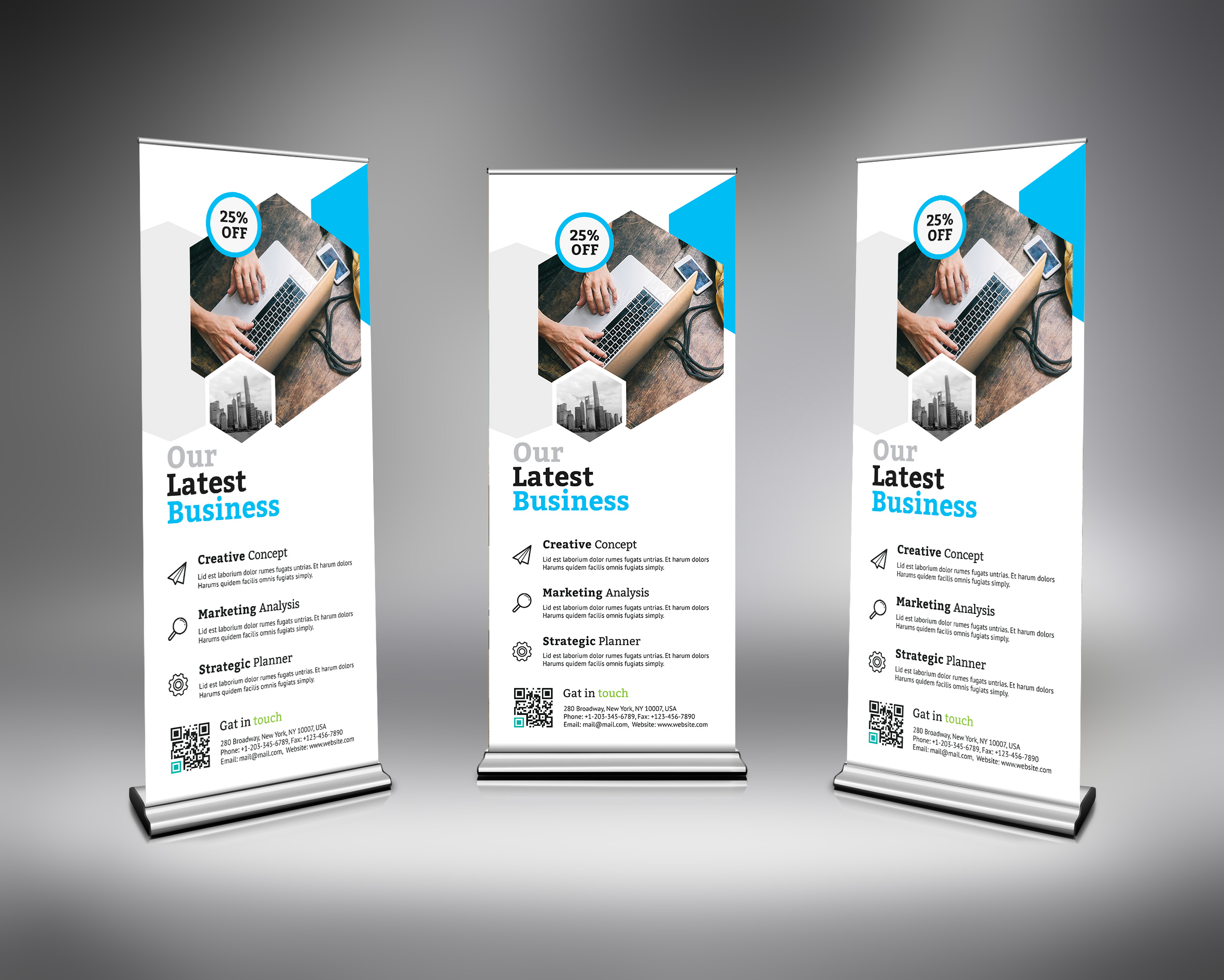 PSD Roll-Up Banner Template
