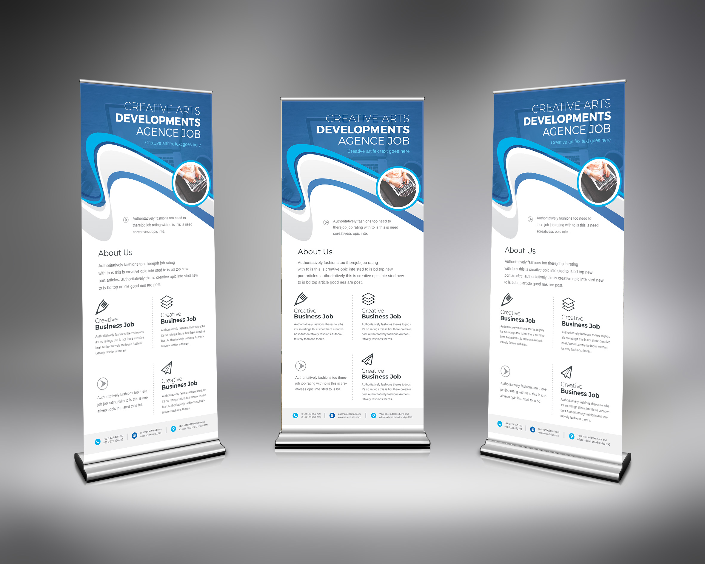 PSD Creative Roll Up Banner