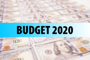 Budget 2020 Stock Photo