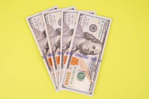 Cash money stock image